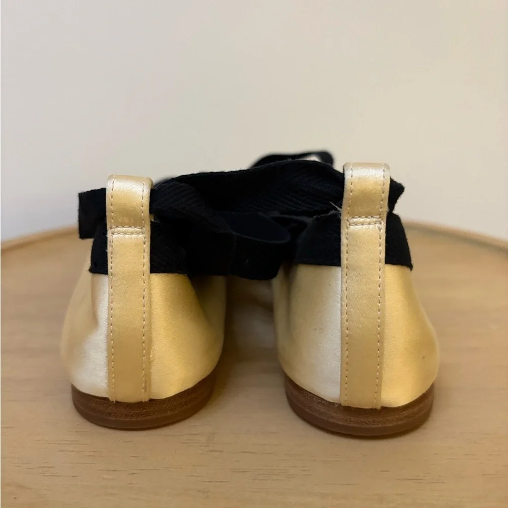 New TORY BURCH Herringbone Wrap Ballet Flats